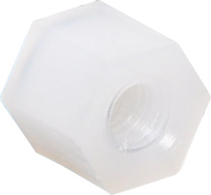 Spacers & Mounts M3 x 5mm Nylon Tapped Spacer Pk 1000 H1341