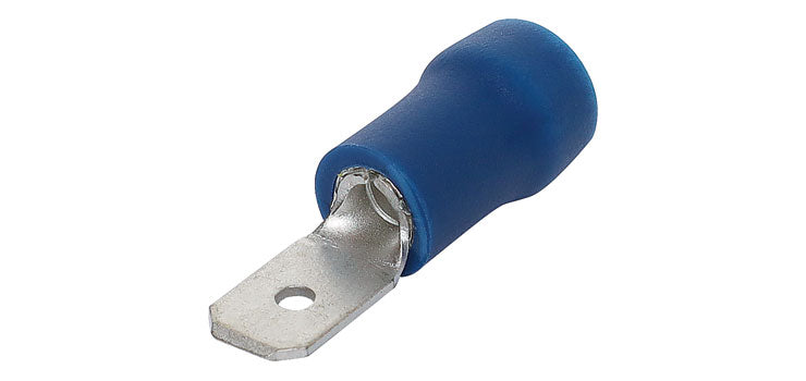 Spade Crimp Male Blue 4.8mm Pk10  H1832A