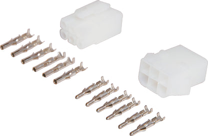 DC Power Connectors 6 Way 12A Male And Female Inline Connector H2322