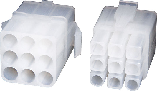 DC Power Connectors 9 Way 10A Male And Female Inline Connector H2325