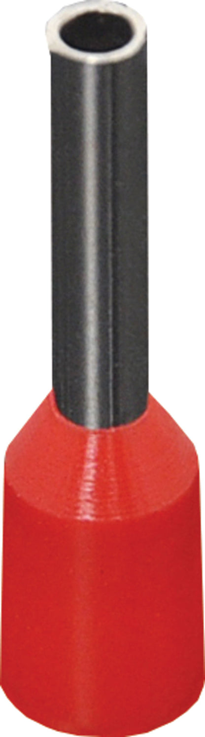 Crimps & Lugs Red 0.75mm Ferrule Terminals Pk 1000 H2426BX