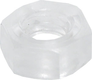 Screws, Bolts & Nuts M4 Nut Polycarbonate Pk 1000 H2802