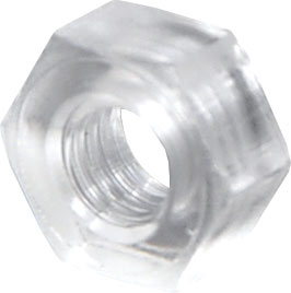 Screws, Bolts & Nuts M3 Nut Polycarbonate Pk 1000 H2902