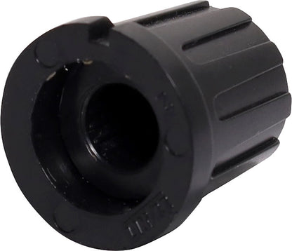 Knob 18t Spline Pvc 15mm Black H6540A