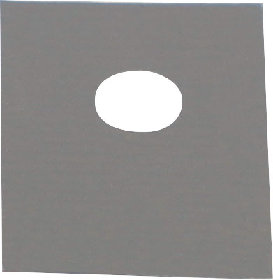 Adhesive Silicone Rubber TO126 Insulation Pad Pk 100 H7332