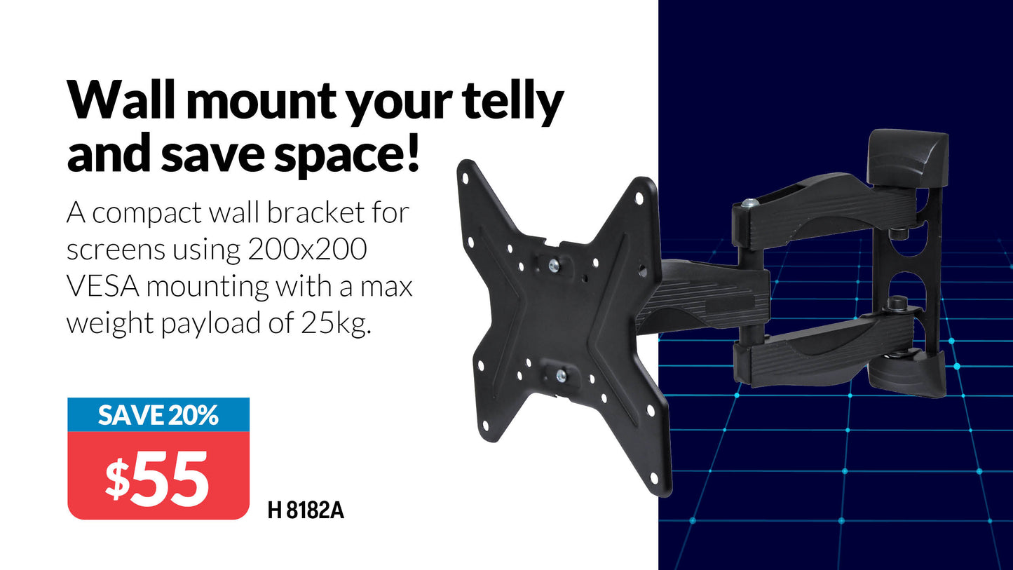 TV & Monitor Brackets Articulated Flat Screen 26”- 42” H8182A