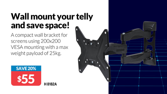 TV & Monitor Brackets Articulated Flat Screen 26”- 42” H8182A