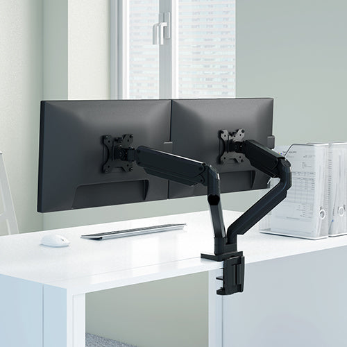 TV & Monitor Brackets 100mm Dual VESA Desk Mount LCD Bracket with USB H8232B