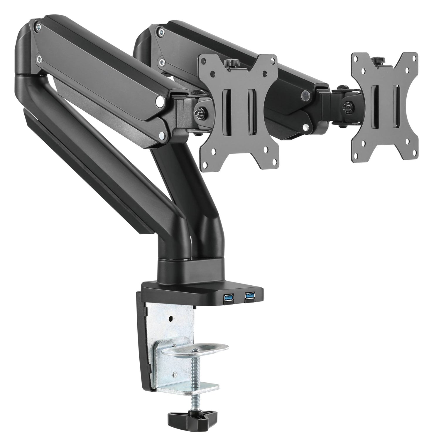 TV & Monitor Brackets 100mm Dual VESA Desk Mount LCD Bracket with USB H8232B