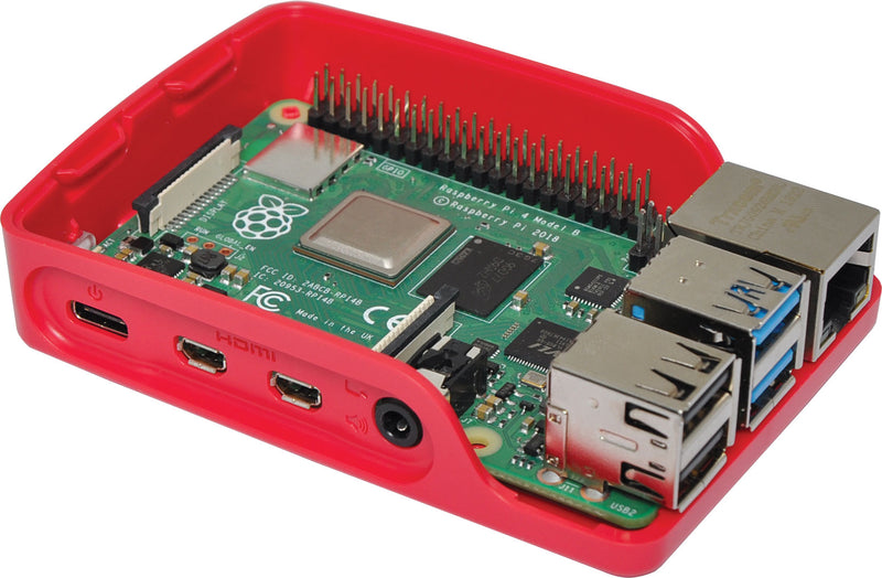 Raspberry Pi 4B Enclosure Red/White H8964