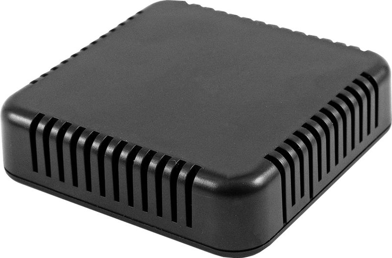 Enclosures & Boxes 1551V4BK  Black Plastic Vented Enclosure 80 x 80 x 20mm H9189