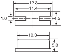 Crystals Resonators 10.000000Mhz HC49SM SMD Crystal Pk 10 V2259