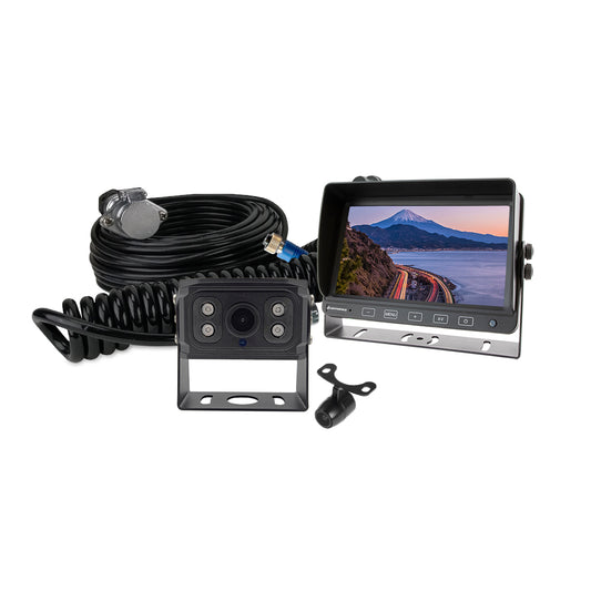 Autobacs Caravan Reverse Cam Kit 5in Hi Res 12/24v 2 Cam HD5120CK