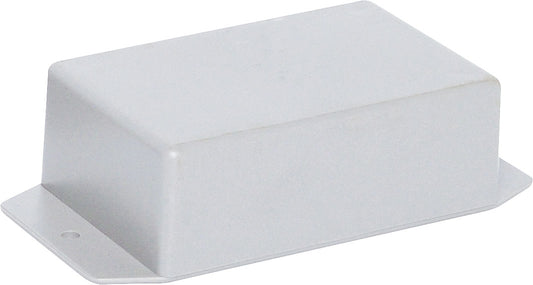 Enclosures & Boxes UB5 (82Lx54Wx30Hmm) Grey ABS Flanged Jiffy Box HF0155