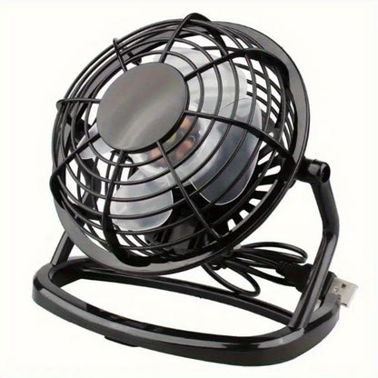 Fan USB Desk With 360 Adjustable Settings - Black HG4097136