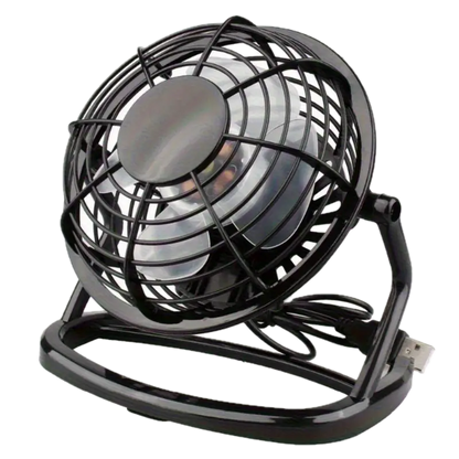 Fan USB Desk With 360 Adjustable Settings - Black HG4097136