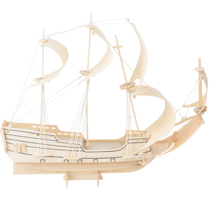 Hms Endeavour Wood Ship Build Kit Hj-1026