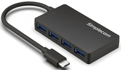 Simplecom Superspeed USB-A 4 Port USB3.2 Hub HXSI-CH352