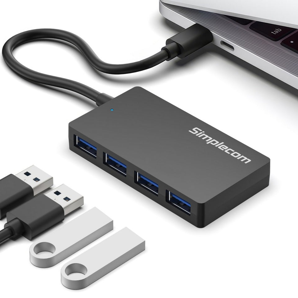 Simplecom Superspeed USB-A 4 Port USB3.2 Hub HXSI-CH352