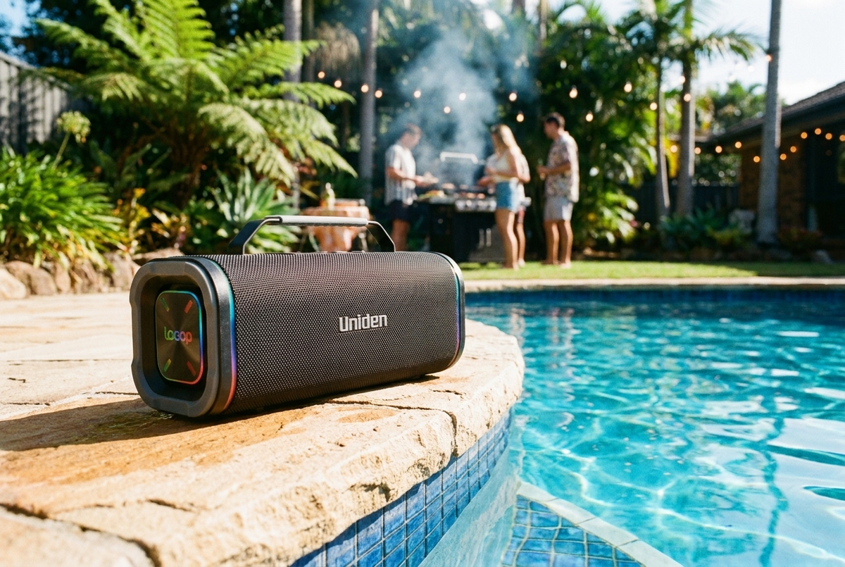 Uniden Portable Bluetooth Speaker 100w Ip67 12 Hours LOOOPYON