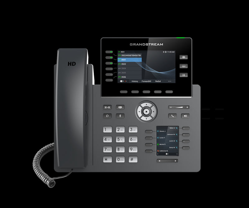 Grandstream GRP2616 6 Line IP Phone, 6 SIP Accounts, 480x272 Colour ...