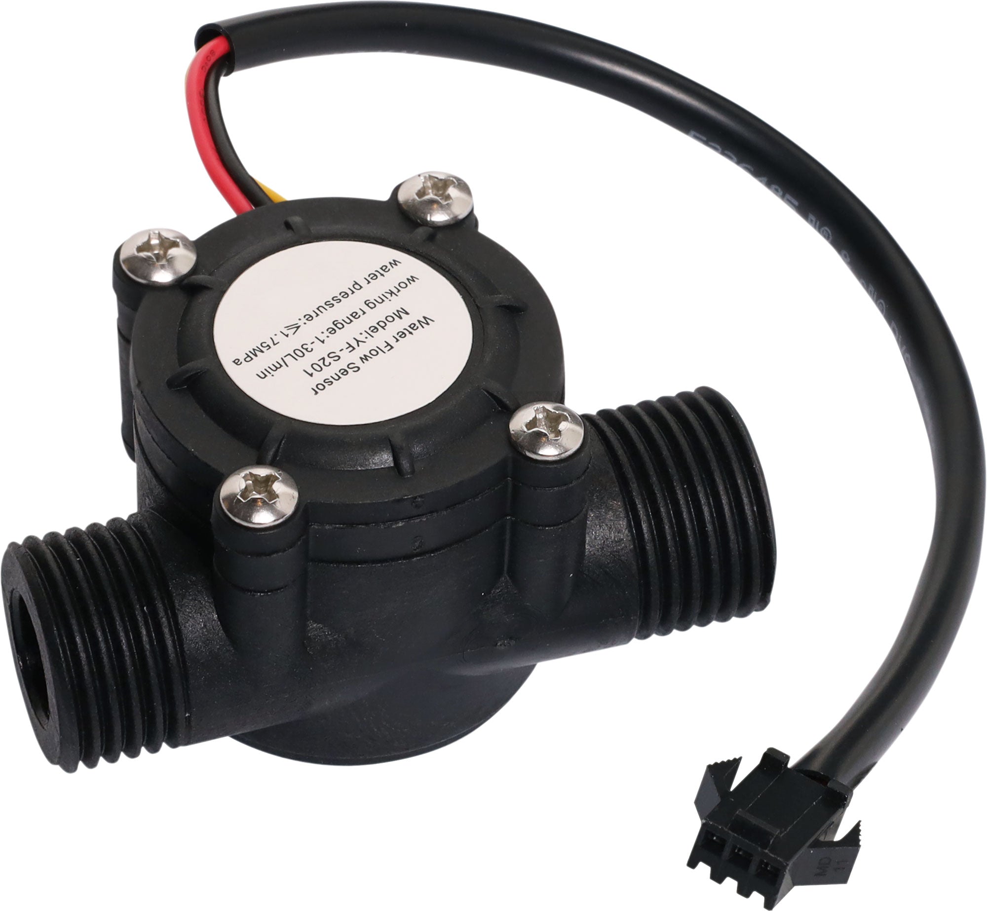 Arduino Yf-s201 Hall Effect Water Flow Sensor J0085 – Leading Edge ...