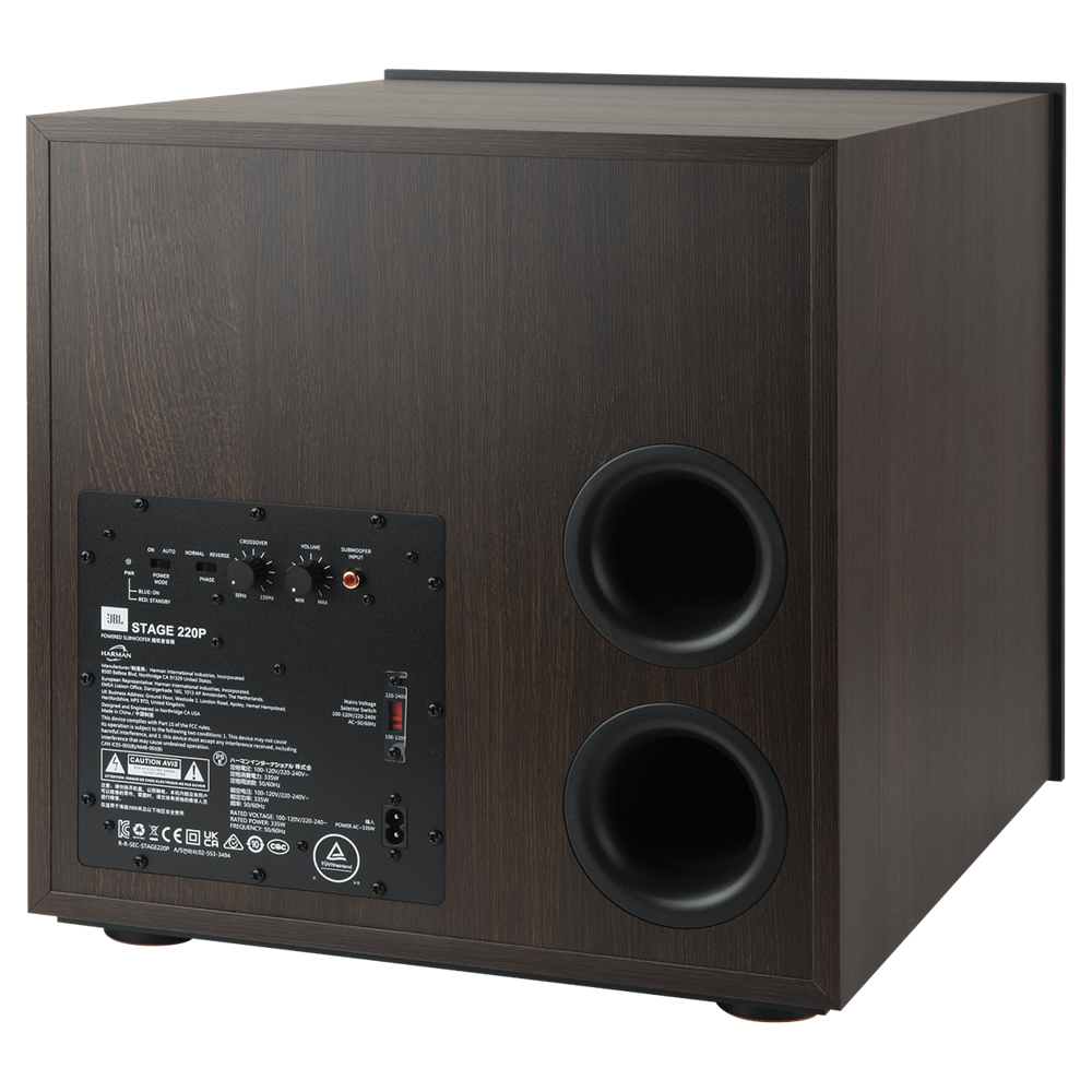JBL Stage 2 220P Subwoofer 12in Black STAGE2220PBLK