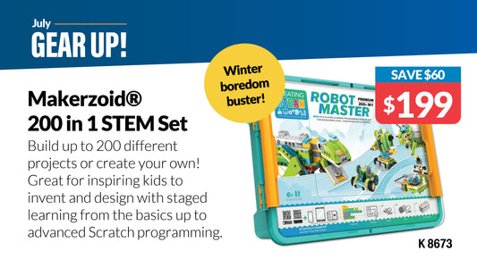Makerzoid Robot Master Premium Set 200 In 1 Learning Kit K8673