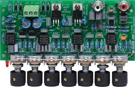 Audio Kits 7 Band Mono Equaliser Kit K5310