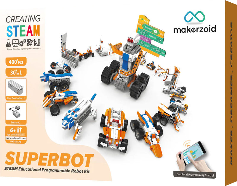 Makerzoid Superbot Set 26 In 1 Learning Kit K8670