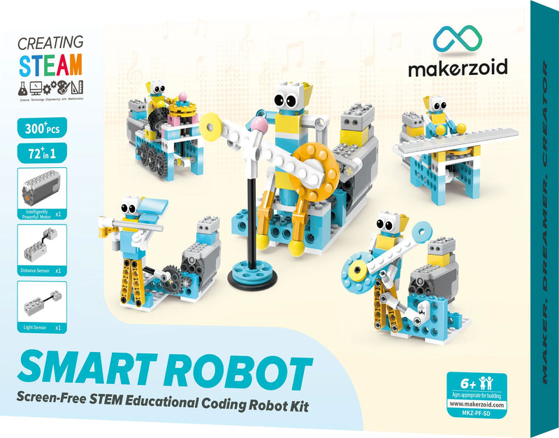 Makerzoid Smart Robot Set 72 In 1 Learning Kit K8671