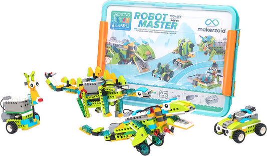 Educational Electronics Makerzoid Robot Master Premium Set 200 In 1 Learning Kit K8673