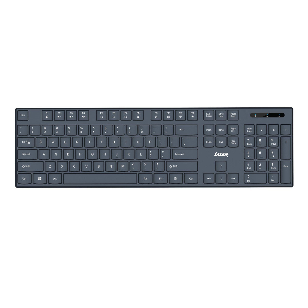 LASER Multimedia Wireless Keyboard And Mouse Combo KBX-WKBMCOM-L