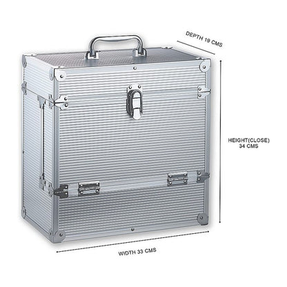 Record Carry Case Aluminium 12" Vinyl KXRM03