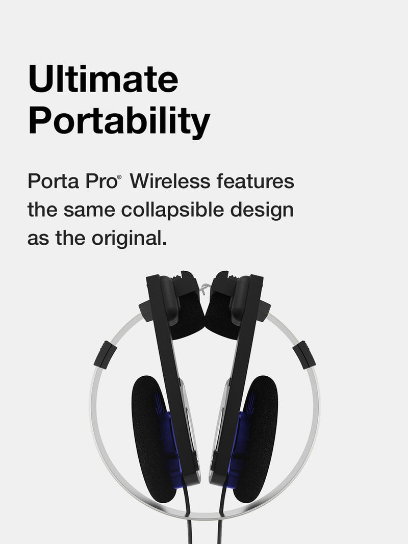 Koss Porta Pro Wireless Bluetooth Headphones with in-line Mic & Remote On-Ear PORTAPROBT