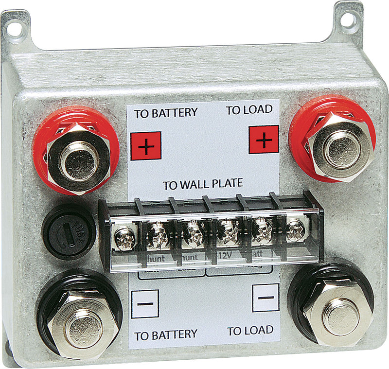 Battery Monitoring 100A DC Power Shunt Box With Panel Meter L1045