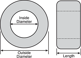 Inductors & Ferrites 33 X 19.8 X 11.1 Toroid Core L4534A