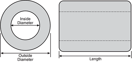 Inductors & Ferrites 7.9mm Ferrite Suppression Bead L4710A