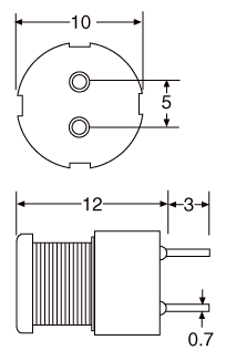 Inductor / Choke 100uH 1.13A High Frequency L6222