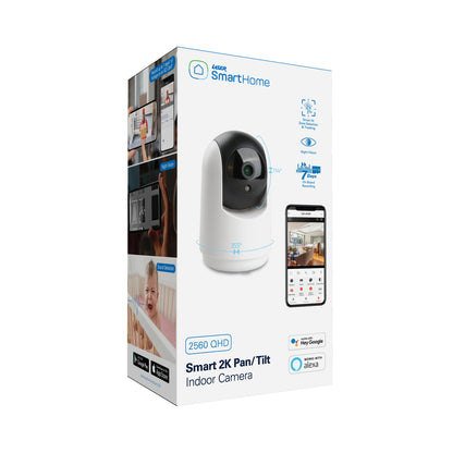 Laser Wifi Indoor Security Cam Pan Tilt 360deg 2k LSH-2K360-375