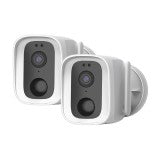 LASER Smart Home Full HD Wireless Camera Twin Pack - IP65 Weatherproof LSH-ODCAM-2P