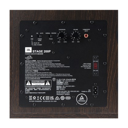 JBL Stage 2 200P Subwoofer 10in Black STAGE2200PBLK