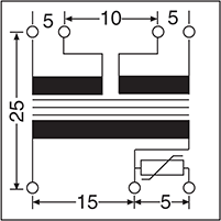 EI Core Transformer 7VA 15+15V PCB M7130A