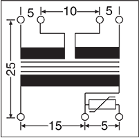 EI Core Transformer 5VA 15+15V PCB M7070A