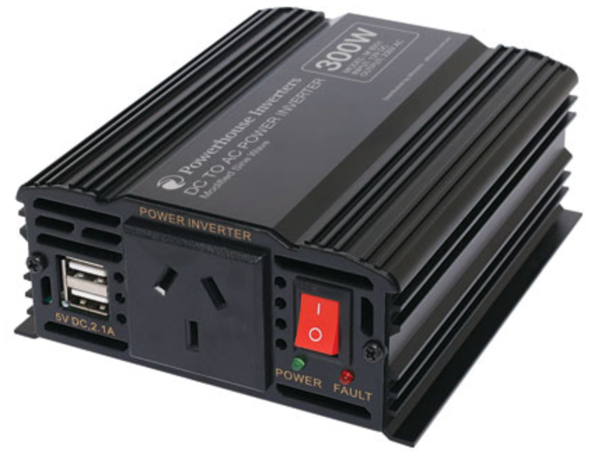 DC-AC Power Inverter 300W 12V DC To AC Modified Sine Wave Power Invert ...