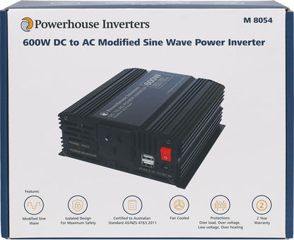 DC-AC Power Inverter 00W 12V DC To AC Modified Sine Wave Power Inverter M8054