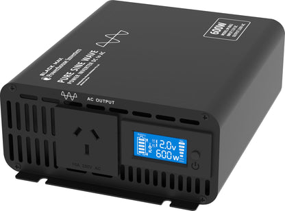 DC-AC Power Inverter 600W 12V DC To AC Pure Sine Wave Power Inverter M8062