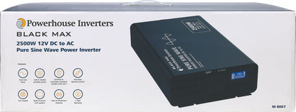 DC-AC Power Inverter 2500W 12V DC To AC Pure Sine Wave Power Inverter M8067