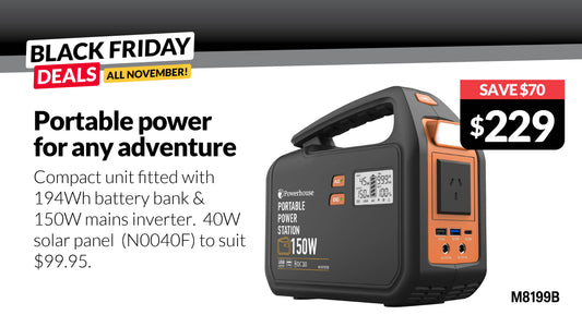 DC-AC Power Inverters Portable Solar Power Generator 150W M8199B