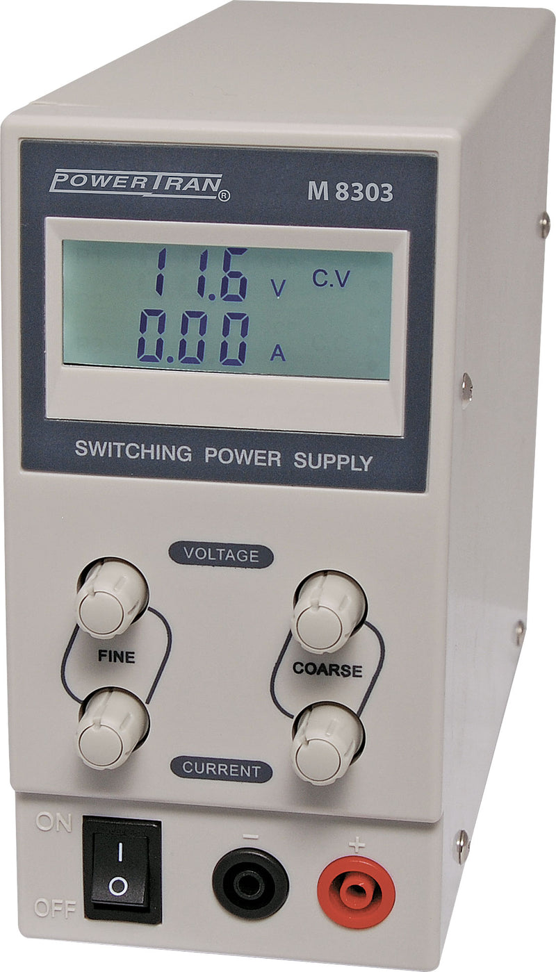 Bench Top Power Supply 30V 3A Regulated M8303